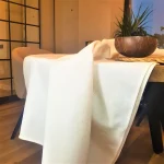 Fata de masa Best Cotton - 150x220 cm, 100% bumbac , etamina, alba - imagine 6