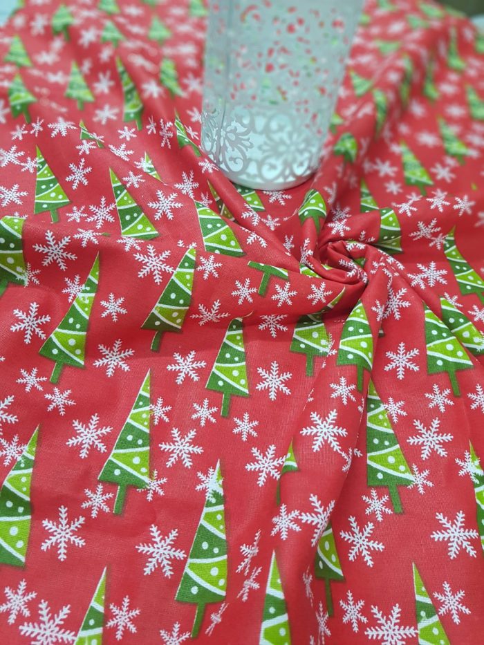 Fata de masa Best Cotton decor Craciun, 100% Bumbac, 150x150 cm, 04 - imagine 2