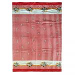 Fata de masa Best Cotton - Picnic, 100% Bumbac, 150x220 cm, Rosu - imagine 2