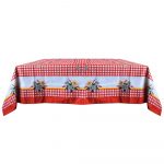 Fata de masa Best Cotton - Picnic, 100% Bumbac, 150x220 cm, Rosu - imagine 3
