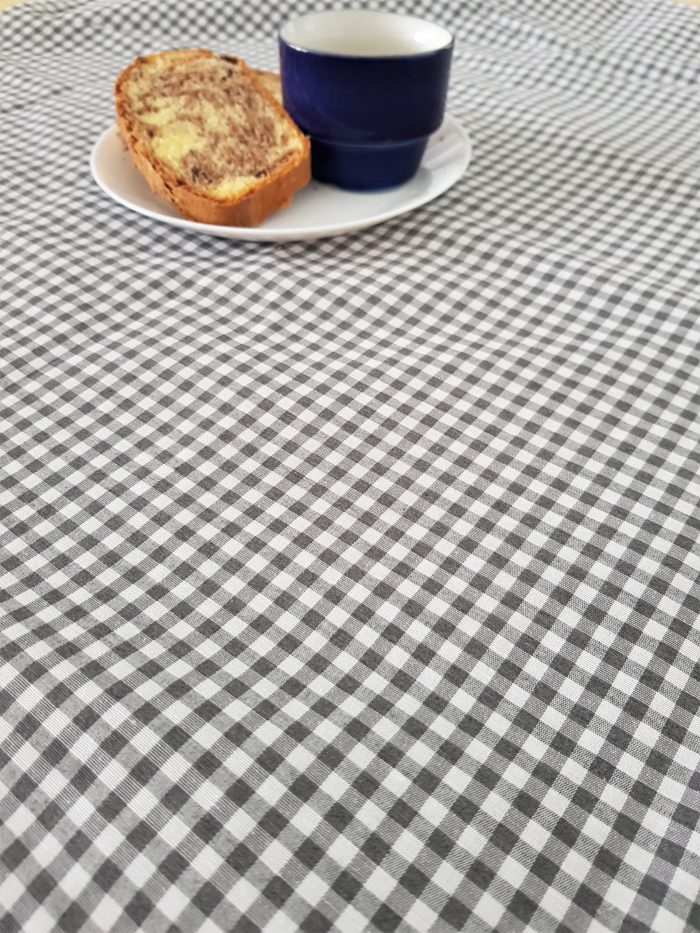 Fata de masa Best Cotton Primavara Gri2 - 150x220 cm, 100% bumbac - imagine 3