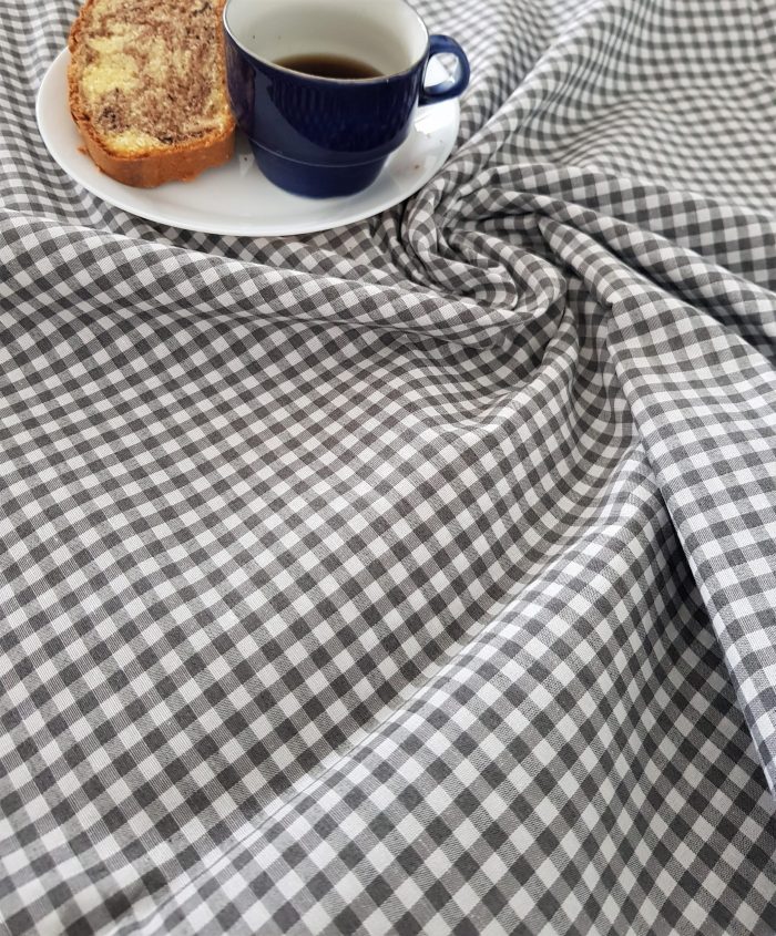 Fata de masa Best Cotton Primavara Gri2 - 150x220 cm, 100% bumbac - imagine 2