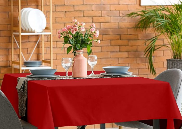 Fata de masa Best Cotton - Delice rosu, 100% bumbac - imagine 4