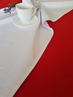 Napron uni pentru masa Best Cotton - 45x180 cm, creton, 100% bumbac , alb - imagine 3