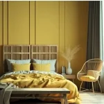 Cearceaf de pat Best Cotton, 100% bumbac, Olandina color, 220x240 cm, galben