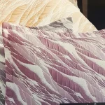 Cuvertura de pat cu 2 fete de perna, matlasate Royal Home Hor - 250x260 cm, roz ars