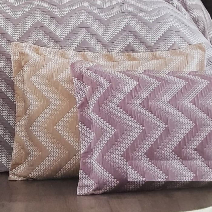 Cuvertura de pat cu 1 fata de perna, matlasate Royal Home Lodi - 170x240 cm, roz ars - imagine 2