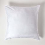 Pachet fete de perna Best Cotton Hotel 70x70 cm 100% bumbac, Damasc cu dungi cu latime de 1 cm, alb, 25 bucati