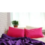 Cearceaf de pat Best Cotton, 100% bumbac, Olandina color, 220x240 cm, mov