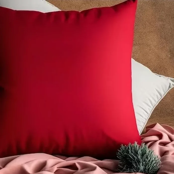 Set 2 Fete de perna Best Cotton Hotel, 100% bumbac, Olandina color, dimensiunea 50x70 cm, rosu - imagine 2