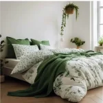 Set 2 Fete de perna Best Cotton Hotel, 100% bumbac, Olandina color, dimensiunea 50x70 cm, verde2