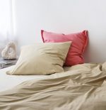 Set 2 Fete de perna Best Cotton Hotel, 100% bumbac, Olandina color,  dimensiunea 50x70 cm, cappuccino - imagine 2