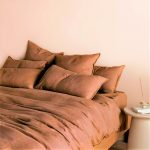 Set 2 Fete de perna Best Cotton Hotel, 100% bumbac, Olandina color, dimensiunea 50x70 cm, ciocolata