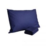 Set 2 Fete de perna Best Cotton, 100% bumbac, ranforce color uni,  dimensiunea 50x70 cm, albastru - imagine 5