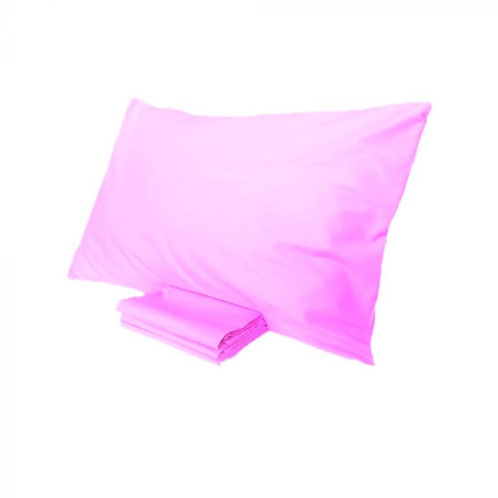 Set 2 Fete de perna Best Cotton, 100% bumbac, ranforce color uni,  dimensiunea 50x70 cm, roz - imagine 3