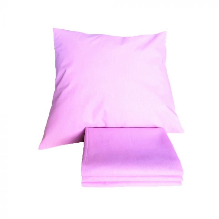 Set 2 Fete de perna Best Cotton, 100% bumbac, ranforce color uni,  dimensiunea 50x70 cm, roz - imagine 5