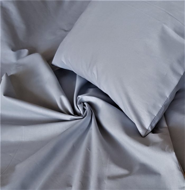 Set 2 Fete de perna Best Cotton, 100% bumbac, ranforce color uni,  dimensiunea 40x40 cm, gri - imagine 4