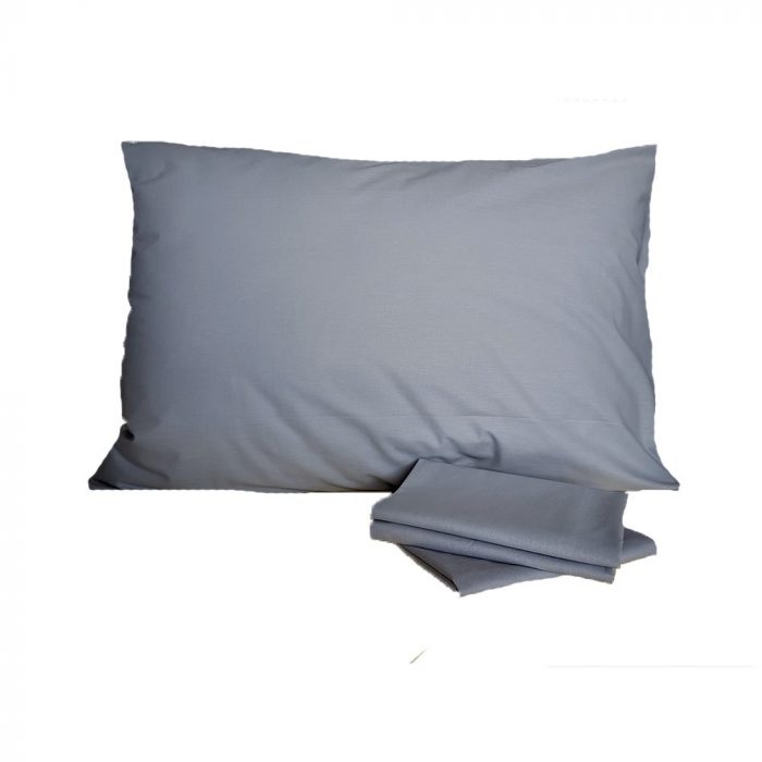 Set 2 Fete de perna Best Cotton, 100% bumbac, ranforce color uni,  dimensiunea 50x70 cm, gri - imagine 4