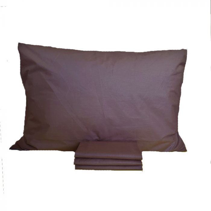 Set 2 Fete de perna Best Cotton, 100% bumbac, ranforce color uni, dimensiunea 50x70 cm, maro - imagine 5