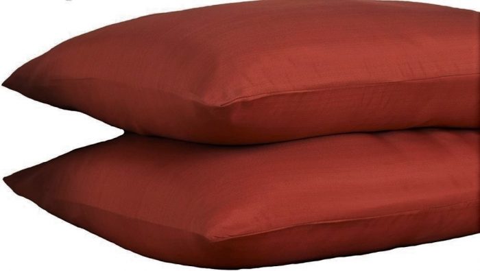 Set 2 Fete de perna Best Cotton, 100% bumbac, ranforce color uni,  dimensiunea 50x70 cm, rosu - imagine 5