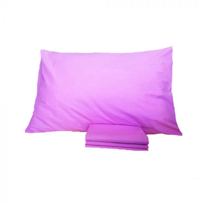 Set 2 Fete de perna Best Cotton, 100% bumbac, ranforce color uni, dimensiunea 50x70 cm, lila - imagine 3