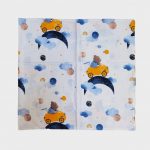 Pachet 4 fete de perna Best Cotton Bebe - Ranforce,100% bumbac, 40x40 cm, decor ursuleti - imagine 4