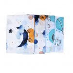 Pachet 4 fete de perna Best Cotton Bebe - Ranforce,100% bumbac, 40x40 cm, decor ursuleti - imagine 2