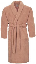 Halat de baie, cu guler Best Cotton - 100% bumbac, culoare mov - imagine 9