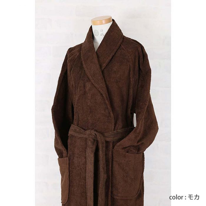 Halat de baie, cu guler Best Cotton - 100% bumbac, culoare mov - imagine 13