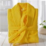 Halat de baie, cu guler Best Cotton - 100% bumbac, culoare mov - imagine 25