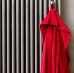 Halat de baie cu guler Best Cotton - 100% bumbac, 450g/mp, culoare rosu