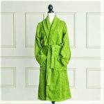 Halat de baie cu guler Best Cotton - 100% bumbac, 450g/mp, culoare verde