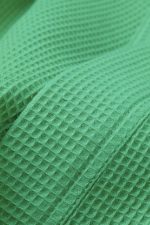 Halat de dama, pentru sauna - Best Cotton - fagure, 100% bumbac, verde menta - imagine 2