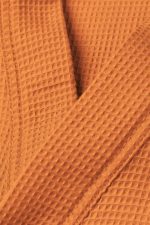 Halat de dama, pentru sauna - Best Cotton - fagure, 100% bumbac, ceramic - imagine 2