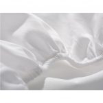 Husa pat Best Cotton Hotel - tricot, 100% bumbac, pentru saltea 100x200+20 cm, alb - imagine 6