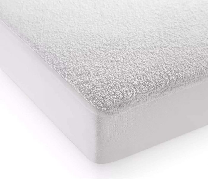 Husa pat Best Cotton Hotel - tricot, 100% bumbac, pentru saltea 100x200+20 cm, alb - imagine 8