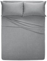 Set pentru pat Best Cotton husa cu elastic + 2 fete perna 50×70 cm – tricot, 100% bumbac, pentru saltea 160×200+20 cm, diverse culori - imagine 15