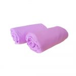 Husa pat Best Cotton - 2 persoane, ranforce color uni, 100% bumbac, pentru saltea 180x200+30 cm, roz - imagine 2