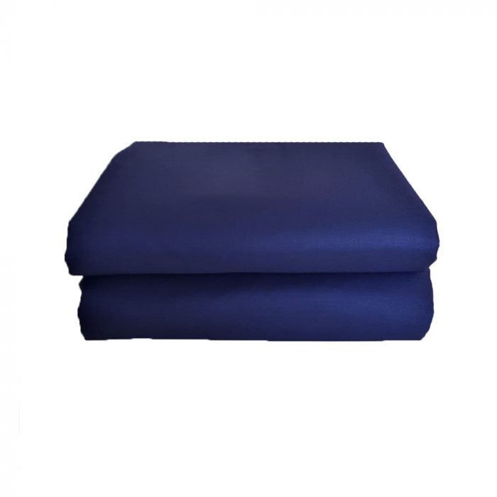 Husa pat Best Cotton - 2 persoane, ranforce color uni, 100% bumbac, pentru saltea 160x200+20 cm, albastru - imagine 4