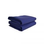 Husa pat Best Cotton - 1 persoana, Ranforce color uni, 100% bumbac, pentru saltea 90x200+20 cm, albastru - imagine 2