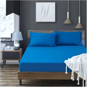 engros Husa pat cu elastic Best Cotton - Tricot, 100% bumbac, bleu 45 engros-lazy