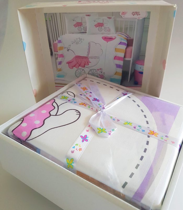 Lenjerie completa patut Best Cotton Bebe - Toys 29, 100% bumbac - imagine 2