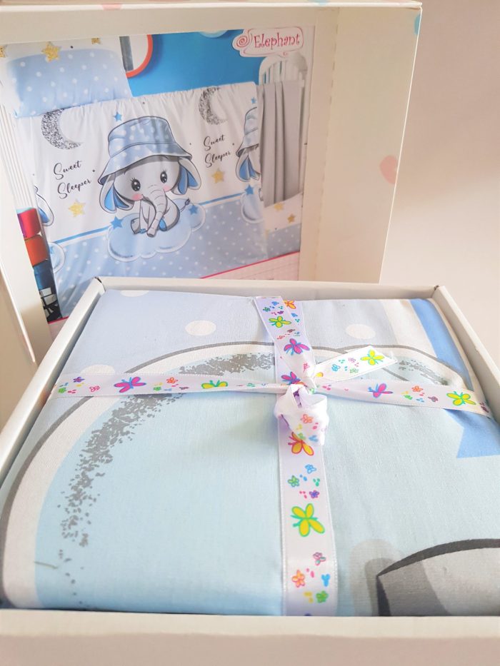 Lenjerie completa patut Best Cotton Bebe - Toys 20, 100% bumbac - imagine 3