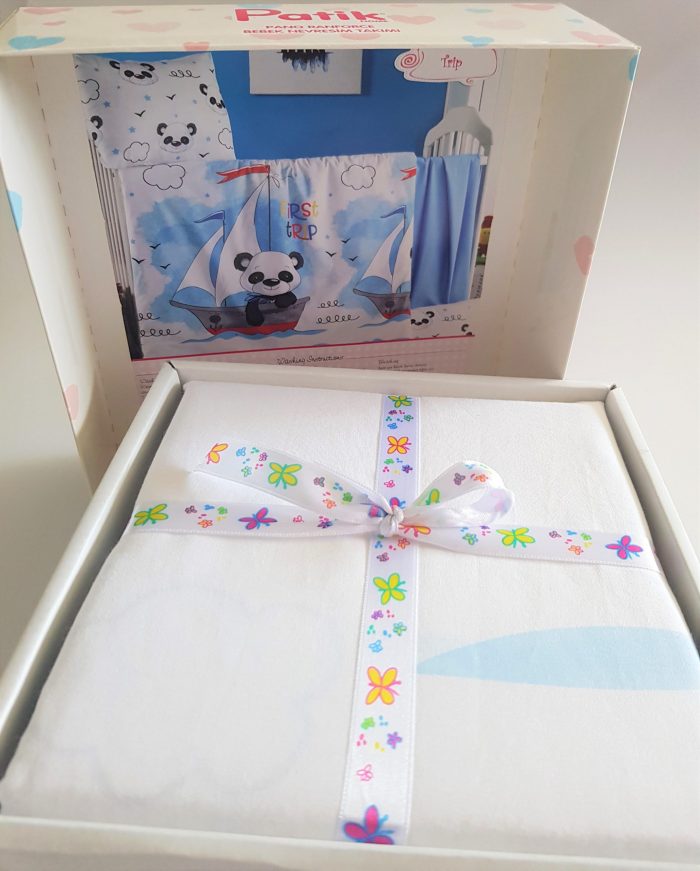 Lenjerie completa patut Best Cotton Bebe - Toys 28, 100% bumbac - imagine 4