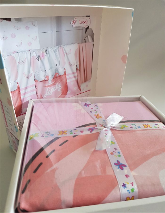 Lenjerie completa patut Best Cotton Bebe - Toys 22, 100% bumbac - imagine 3