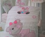 Lenjerie completa patut Best Cotton Bebe - Toys 23, 100% bumbac