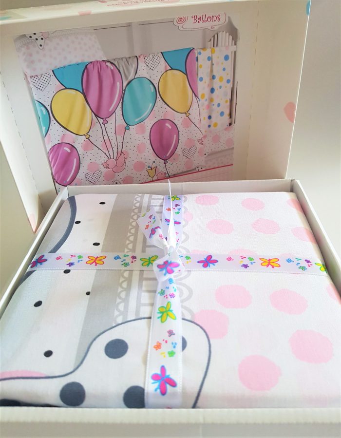 Lenjerie completa patut Best Cotton Bebe - Toys 24, 100% bumbac - imagine 2