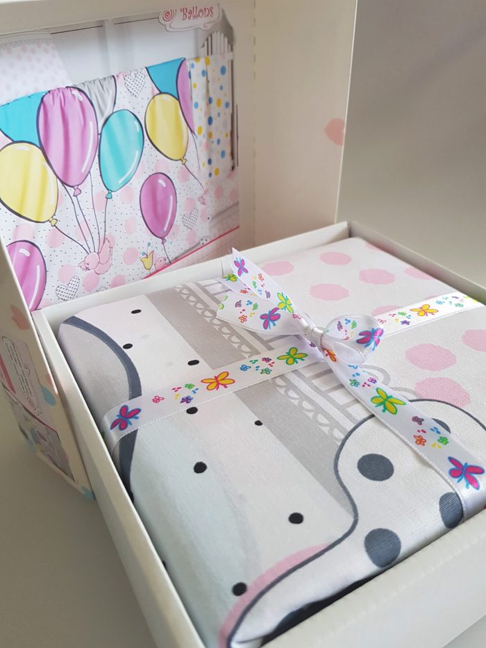 Lenjerie completa patut Best Cotton Bebe - Toys 24, 100% bumbac - imagine 3