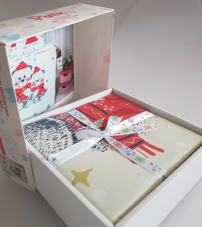 Lenjerie completa patut Best Cotton Bebe - Toys 17, 100% bumbac - imagine 2