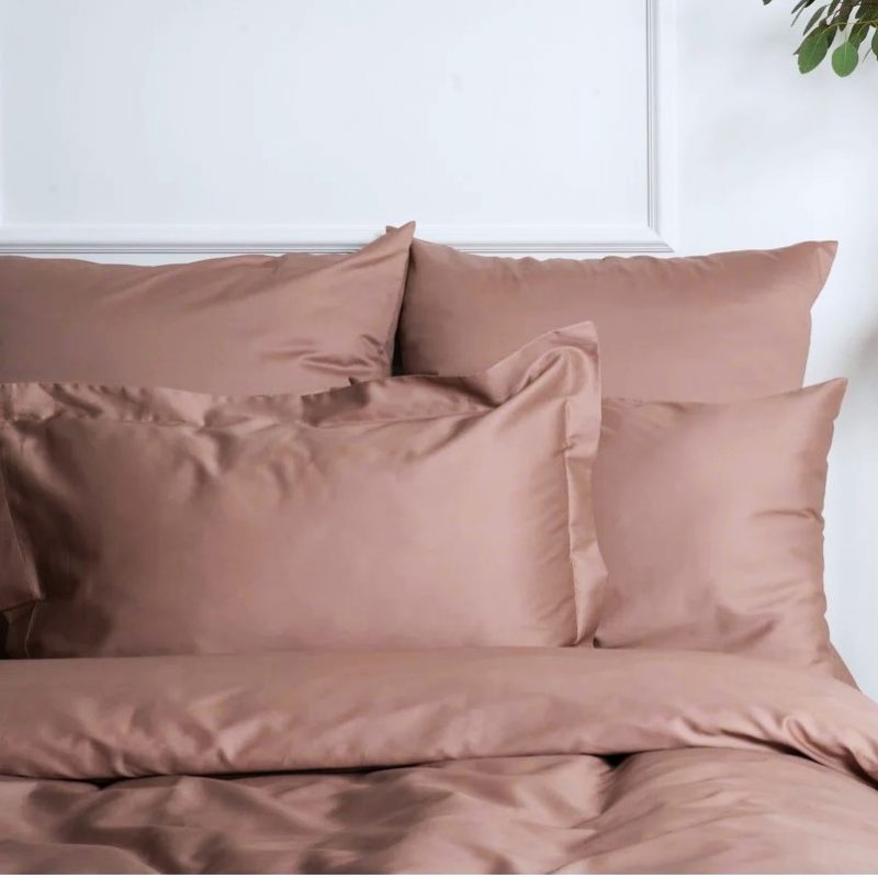 engros-lenjerie de pat astoria home damasc saten king size delux bumbac ciocolata2